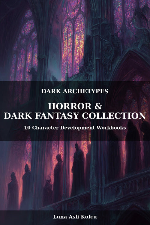 Dark Archetypes Horror & Dark Fantasy Collection - 10 Workbooks Bundle Cover